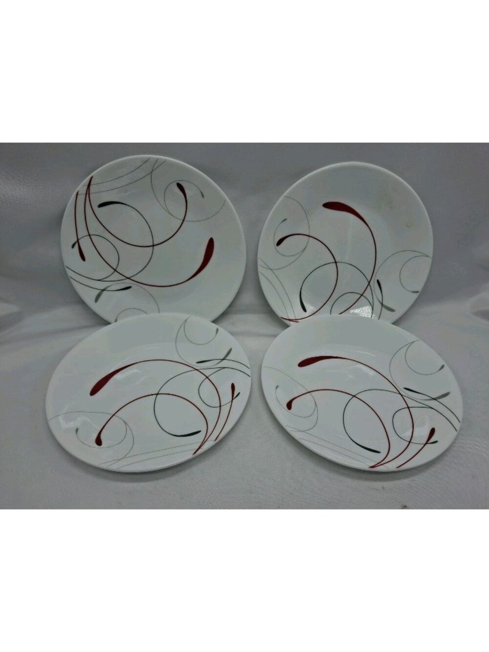 Set of 4 Corelle Vitrelle Splendor Bread Salad Dessert Plates 6 3/4” - USA